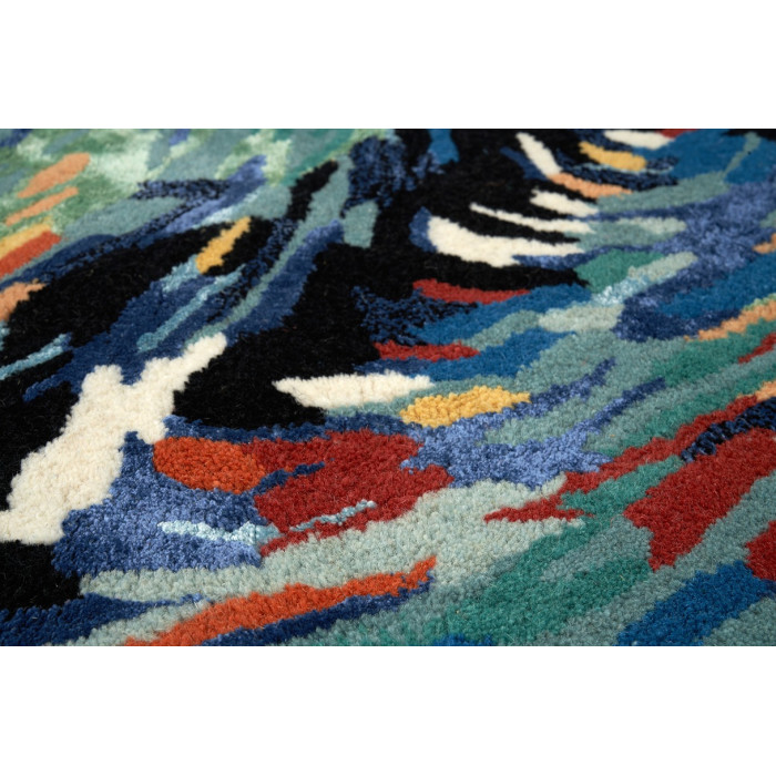 Paklājs FLORES BLUE (Handmade Collection)